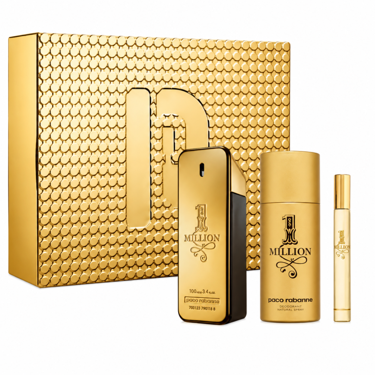 Paco Rabanne – 1 Million Eau De Toilette 100ml + Eau De Toilette 10ml + Stick 75ml