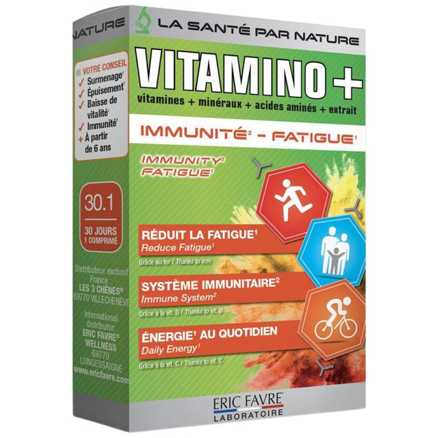 Vitamino+ | Immunity and Fatigue Multivitamin Complex - 30 капсули - Feel You
