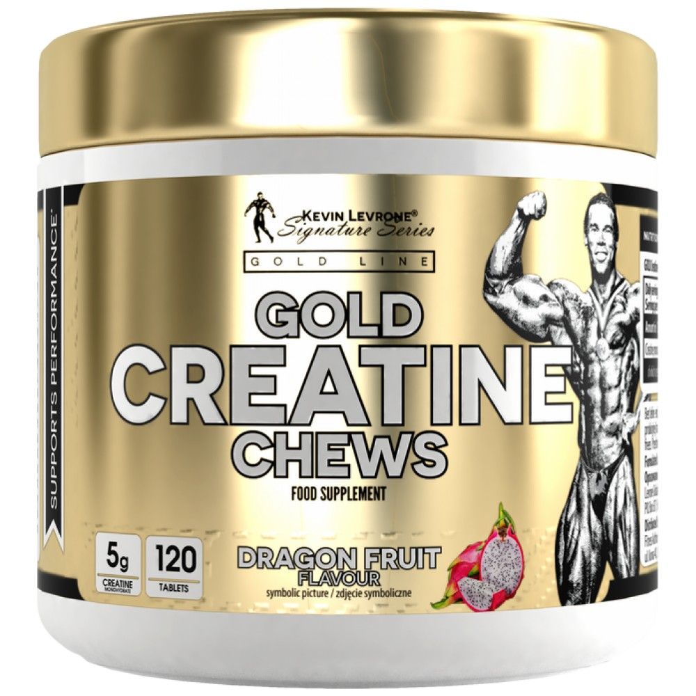 Gold Creatine Chews | Creatine Monohydrate - 120 Дъвчащи таблетки - Feel You