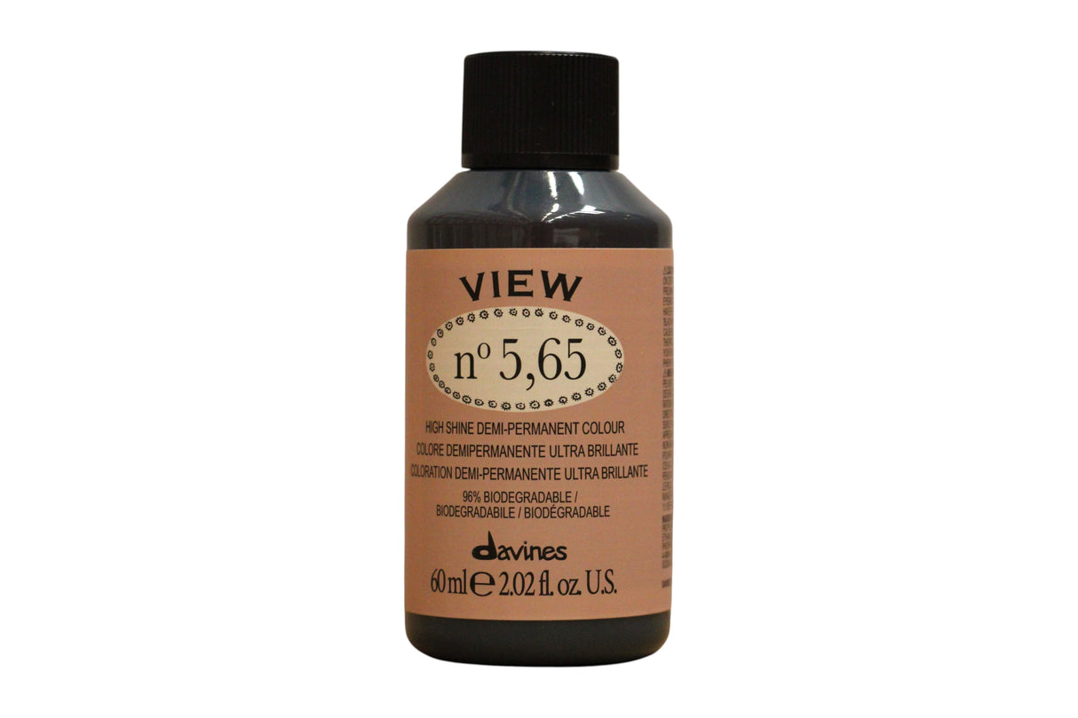 Davines, View, Demi-Permanent Hair Dye, 5.65 , 60 ml