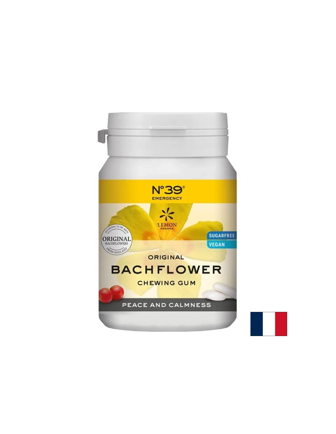 Дъвки с есенции на д-р Бах N°39 – Спокойствие и емоционален баланс, 42 броя