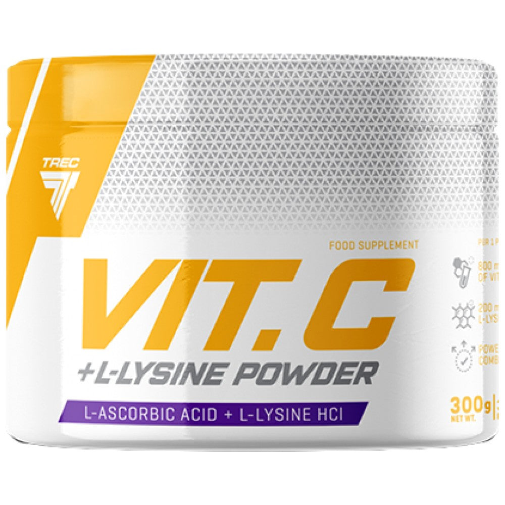 Vitamin C + L-Lysine Powder - 300 грама - Feel You