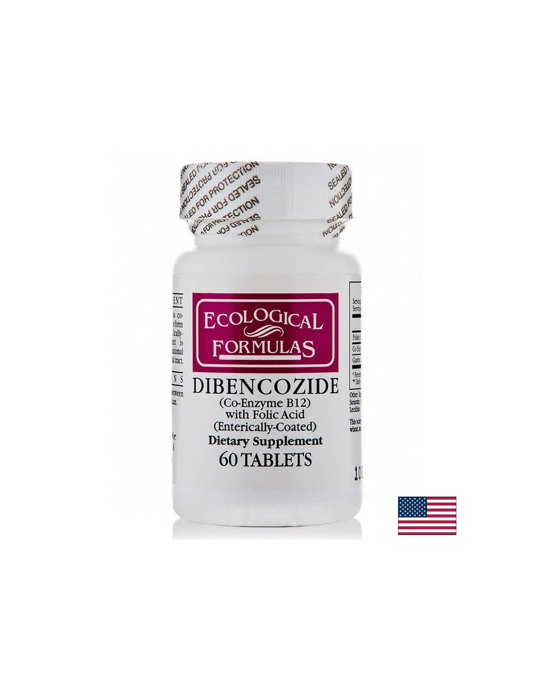 Витамин В12 (Дибенкозид) + Фолиева киселина - Неврологично и сърдечносъдово здраве, 60 таблетки - Feel You