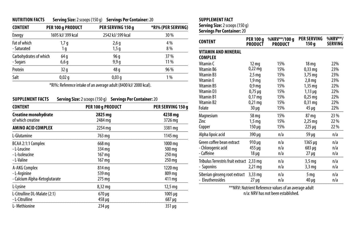 Game Changer Mass - 3000 грама - Feel You