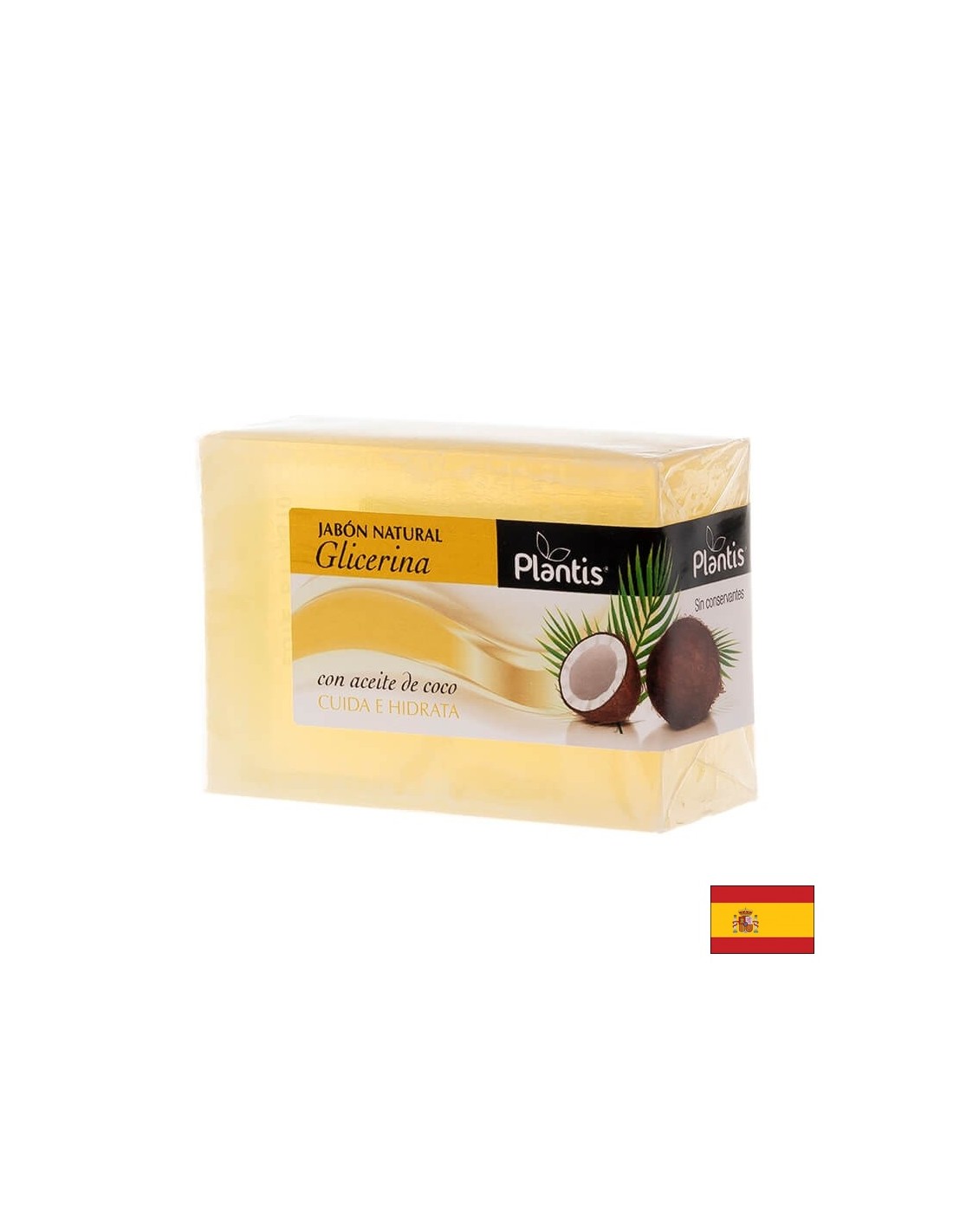 Глицеринов натуралeн сапун с кокосово масло - Plantis®, 100 g - Feel You