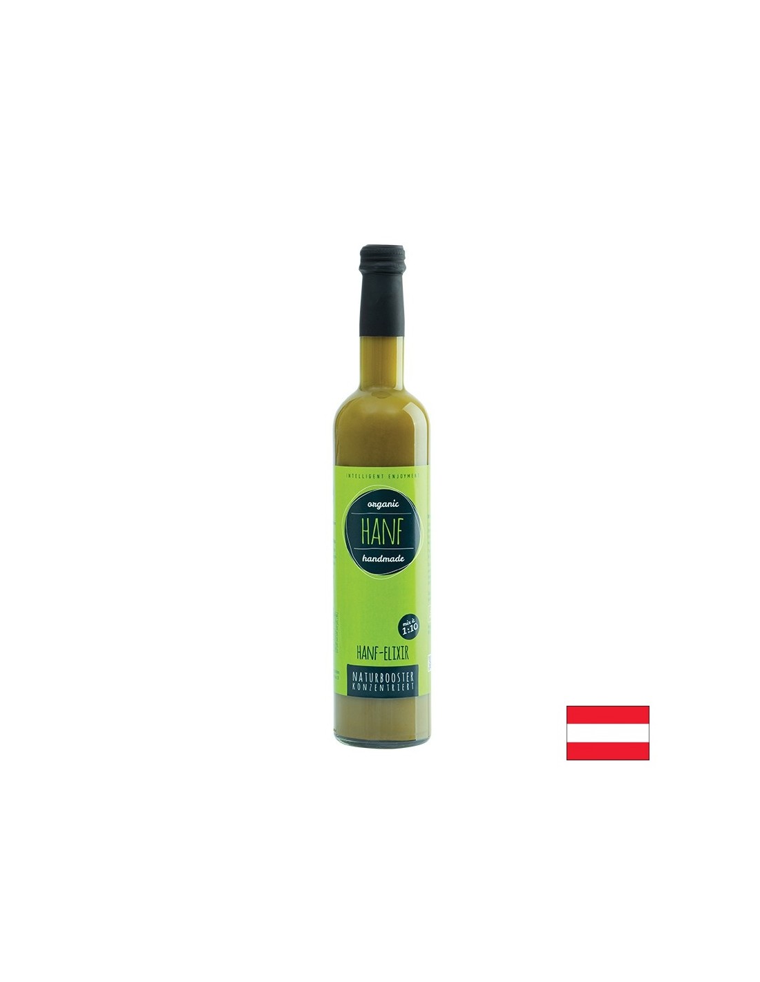 Био еликсир от коноп - За добавяне към алкохолни и безалкохолни напитки, 500 ml - Feel You