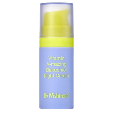 By Wishtrend - Vitamin A-mazing Bakuchiol Night Cream Mini - Night Cream with Vitamin A and Bakuchiolem - 10g