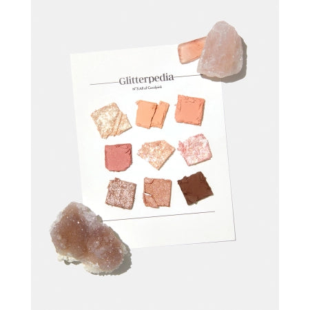 Unleashia - Glitterpedia Eye Palette - Vegan Eye Shadow Palette - 3 All of Coralpink - 6.6g