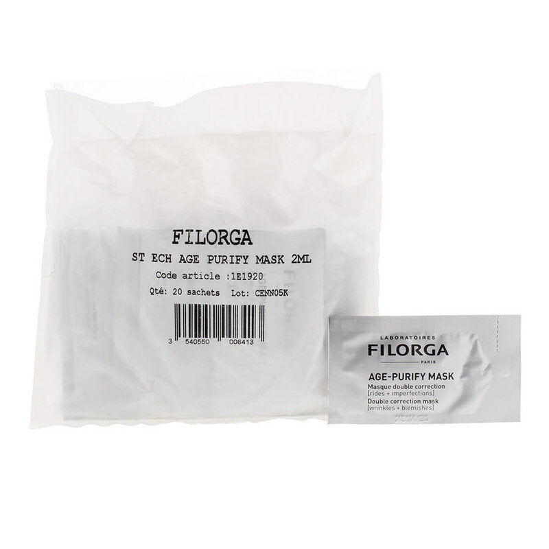 Filorga, Age Purify Double Correction, Anti-Wrinkle & Anti-Aging, Cream Mask, For Face, 20 pcs, 2 ml