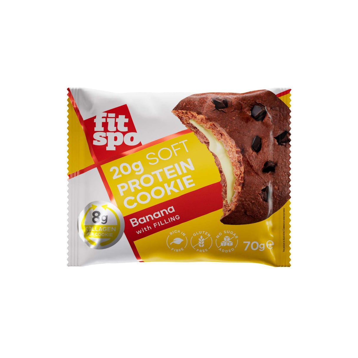 Soft Protein Cookie | with 8g Collagen & No Added Sugar - 70 грама - Feel You