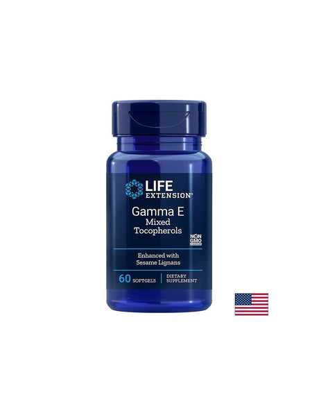 Gamma E Mixed Tocopherols/ Витамин Е ( токофероли микс) х 60 софтгел капсули - Feel You