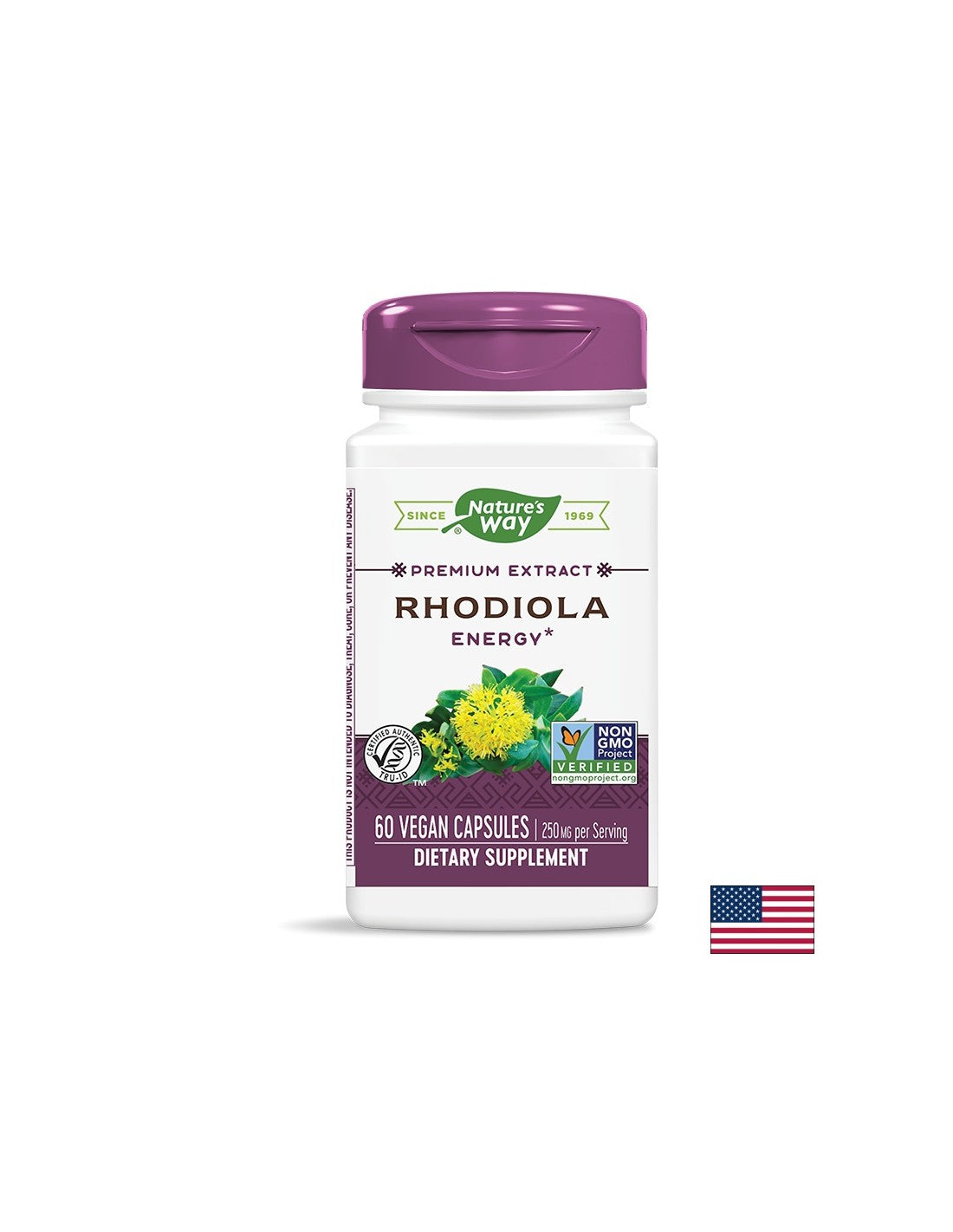 Rhodiola Rosea 250 mg - 60 капсули - Feel You