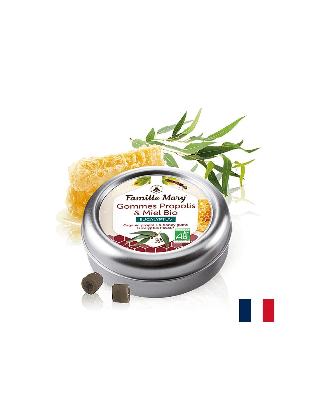 Бонбони за смучене с прополис, био мед и евкалипт - Feel You