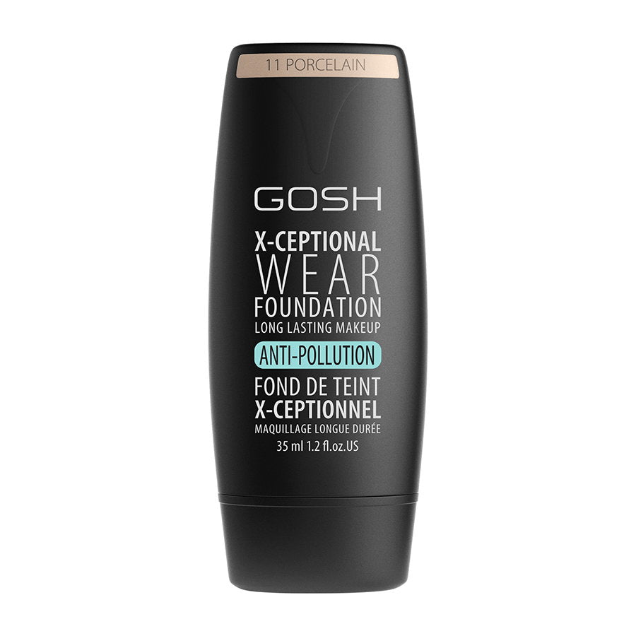 Gosh, X-Ceptional Wear, Cream Foundation, 11, Porcelain, 35 ml