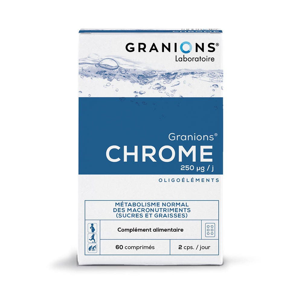 Granions, Chrome, Blood Sugar Control & Curbing Sugar Cravings, Capsules, 60 Capsules