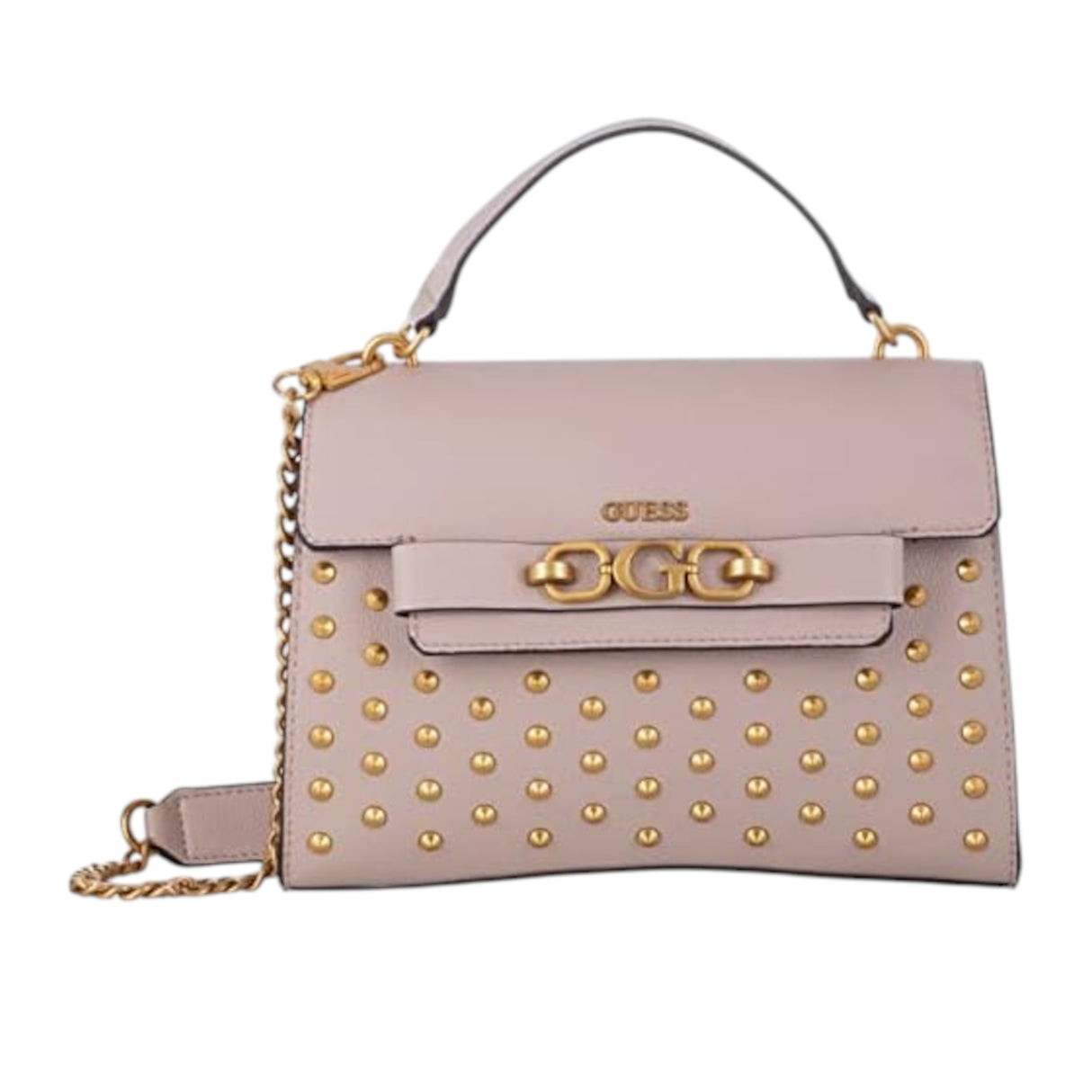 Guess, Zira, Synthetic Leather, Textile Bag, Shoulder Bag, Light Rum, VA848420, For Women