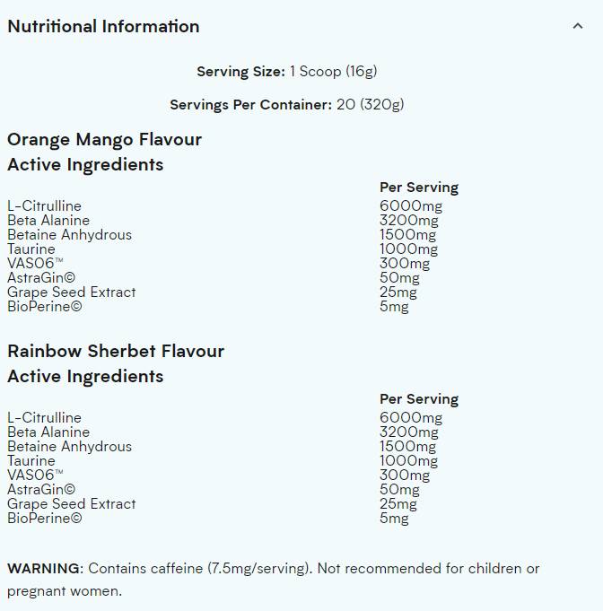 The Pump 320 грама - Feel You