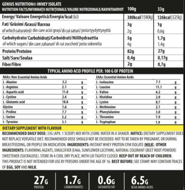 iWhey Isolate - 900 грама - Feel You