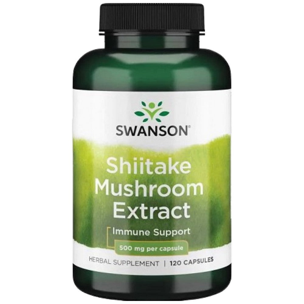 Shiitake Mushroom Extract 500 mg 120 капсули - Feel You