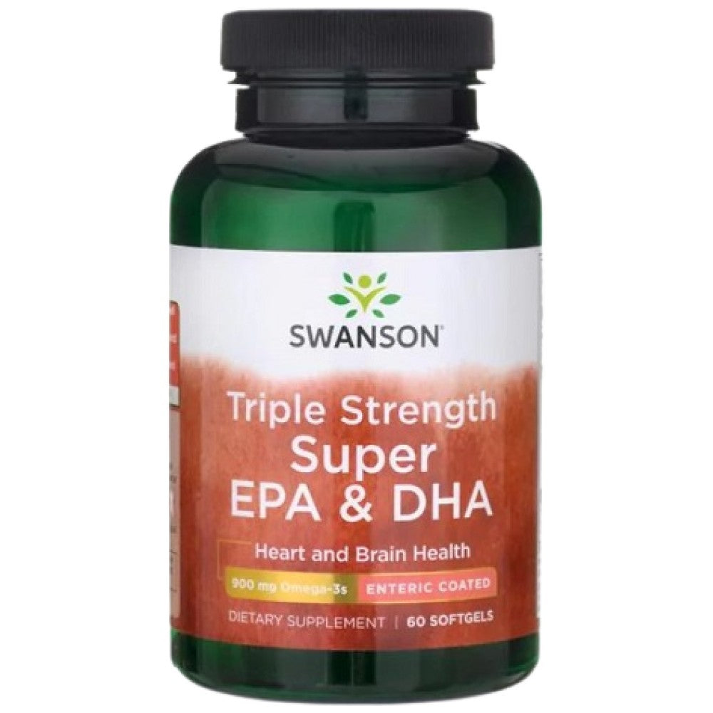 Triple Strength Super EPA and DHA 900 mg 60 Гел капсули - Feel You