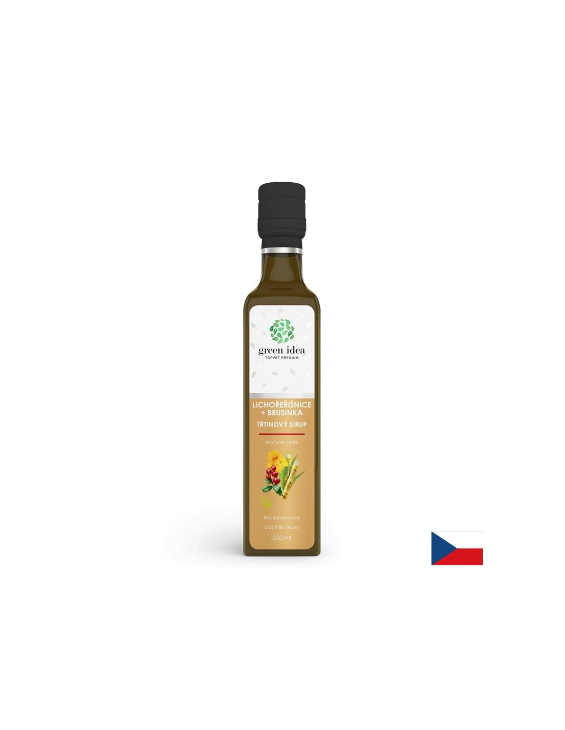 Тръстиков сироп с латинка и червена боровинка – Уринарно здраве и имунитет, 250 ml, с дозиране - Feel You