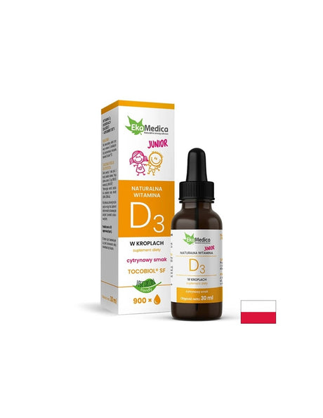 Имунитет - Витамин D3 за деца и възрастни, 200 IU х 30 ml капки - Feel You