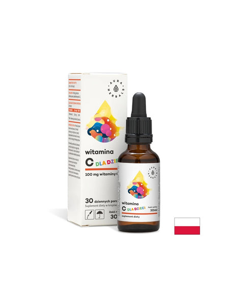 Имунитет - Витамин С за Деца, 30 ml капки Aura Herbals - Feel You