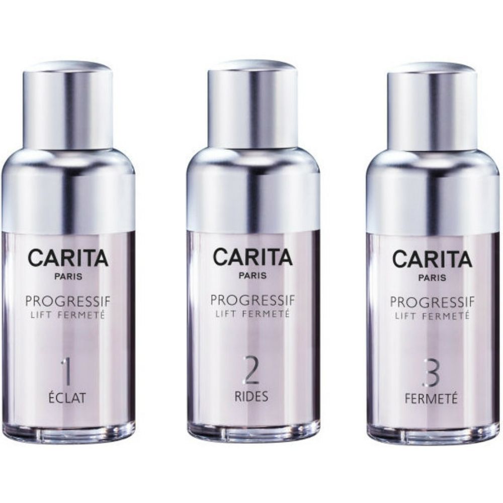 Jeunesse Originelle Set Carita Paris: Progressif Lift Fermete, AHA, Firming, Serum, For Face, 15 ml + Progressif Lift Fermete, AHA, Anti-Wrinkle, Serum, For Face, 15 ml + Progressif Lift Fermete, AHA, Anti-Ageing, Serum, For Face, 15 ml - Feel You