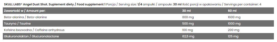 Angel Dust / Pre-Workout Shot - 120 мл - Feel You