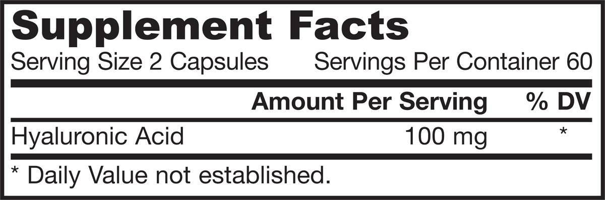 Hyaluronic Acid 50 mg - 120 капсули - Feel You