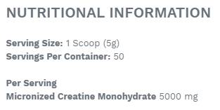 Creatine Monohydrate - 250 грама - Feel You