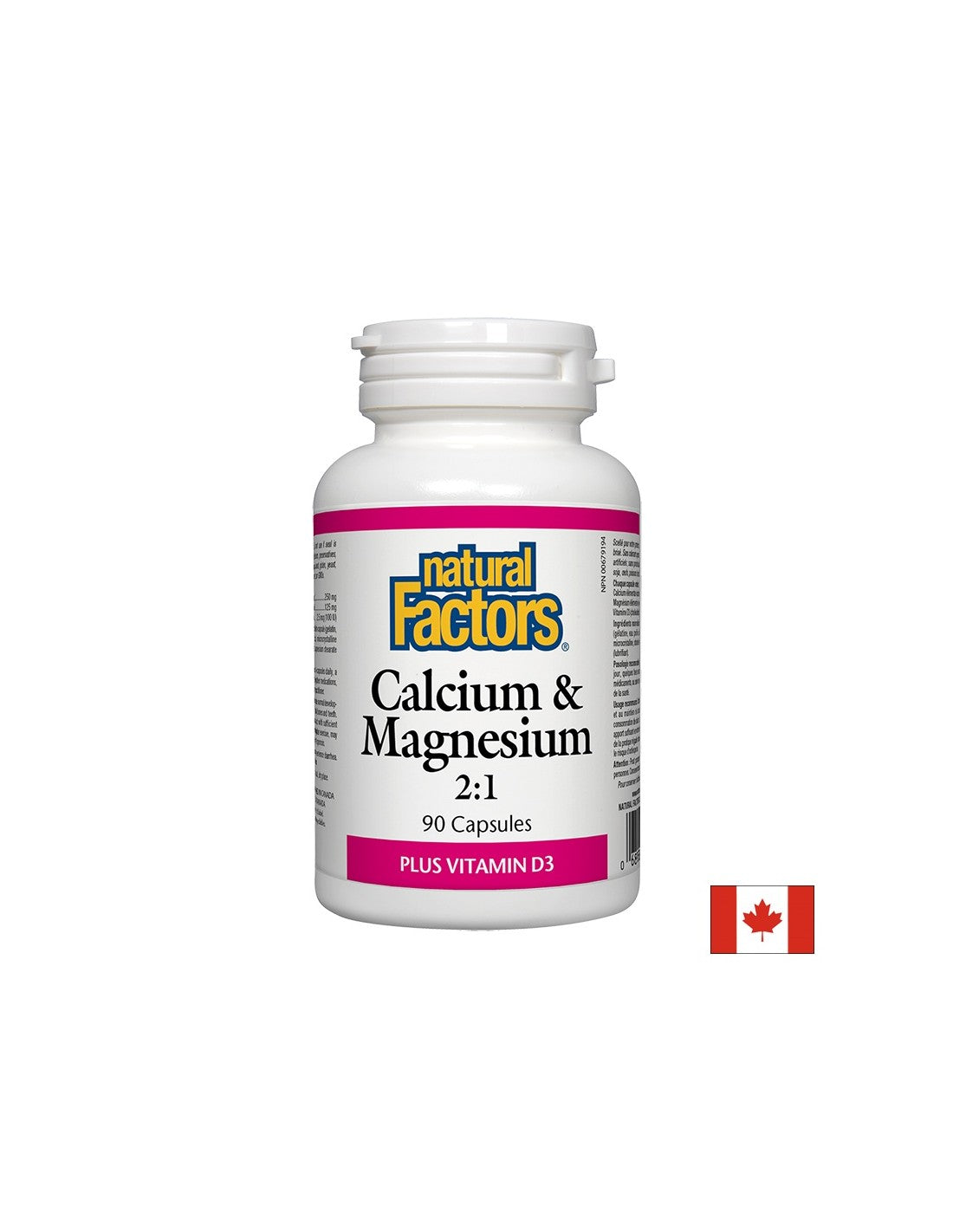 Calcium & Magnesium with Vitamin D3 376 mg - 90 капсули - Feel You
