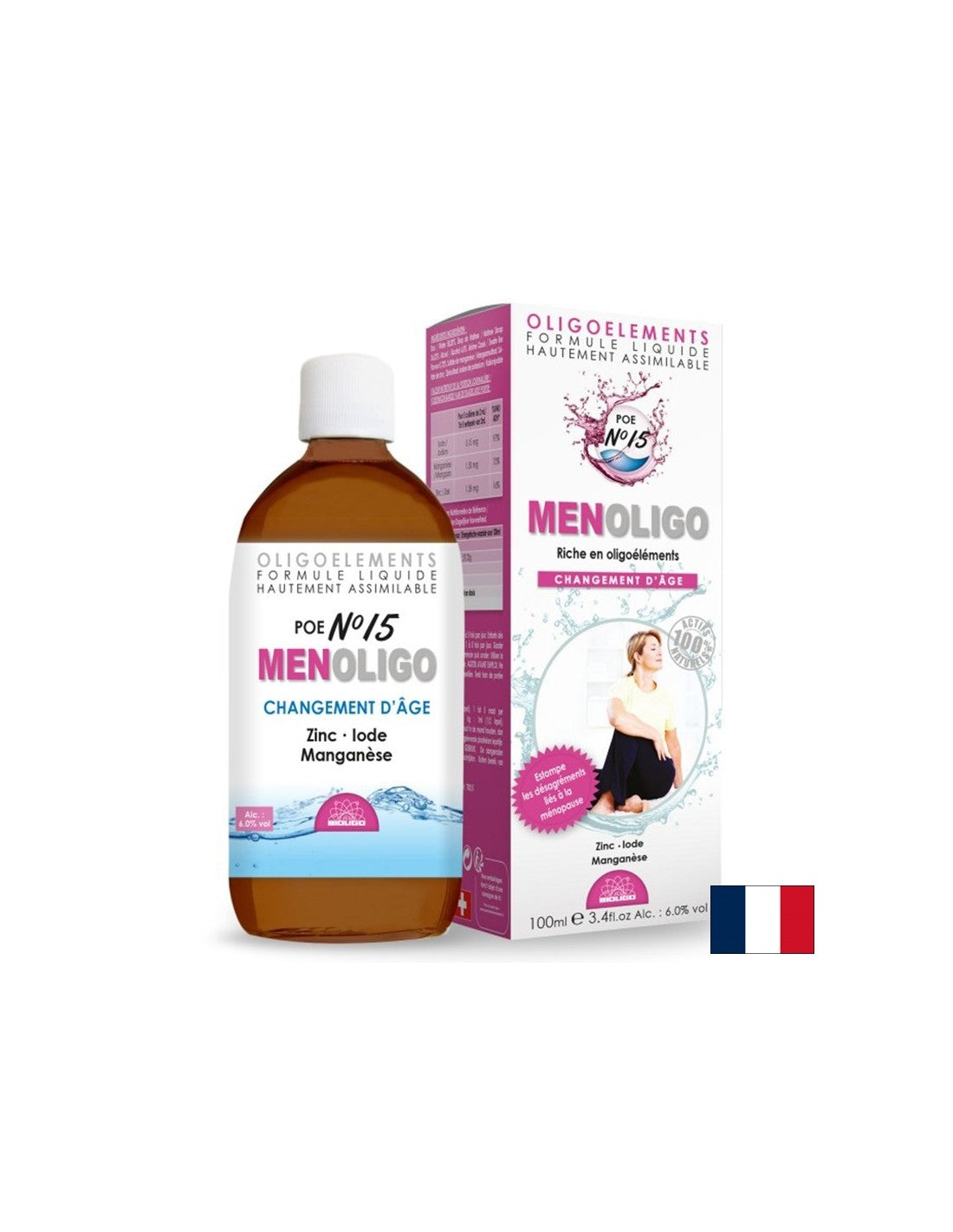 Хормонален дисбаланс - Цинк, Йод, Манган POE N°15, 100 ml - Feel You