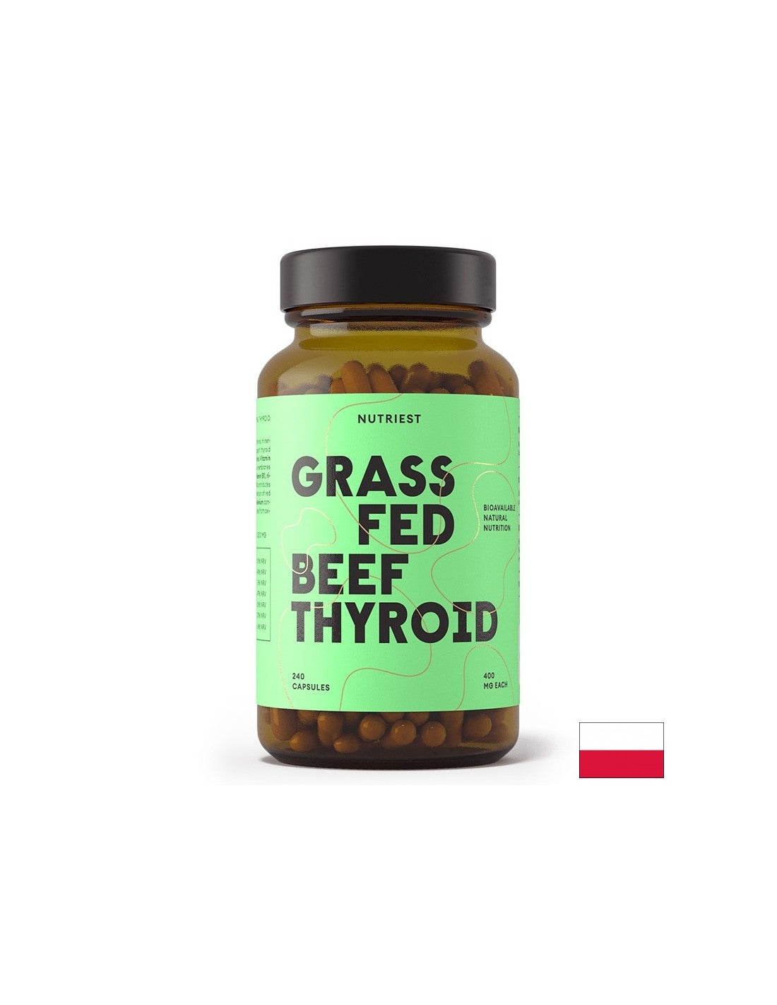 Хормонален дисбаланс - Говежда щитовидна жлеза + бъбрек и черен дроб, 400 mg х 240 капсули