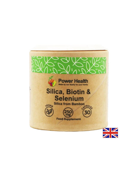 Коса, кожа и нокти - Силиций, Биотин и Селен, 30 капсули - Feel You