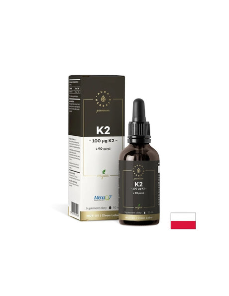 Кости и стави - Витамин K2 (веган формула), 50 ml капки - Feel You