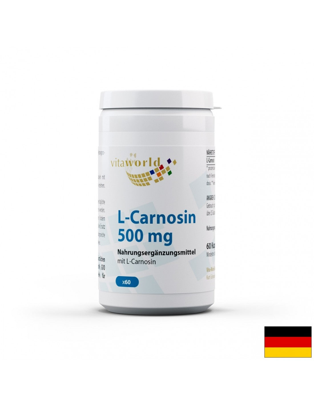 L-Carnosine / L-Карнозин 500 mg, 60 капсули - Feel You
