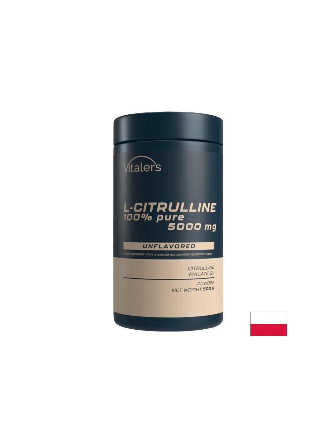 L-Цитрулин – Издръжливост, мускулно напомпване и бързо възстановяване, 5000 mg, 500 g прах