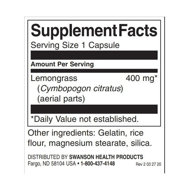 Пълен Спектър Лимонова Трева - 60 капсули - Feel You