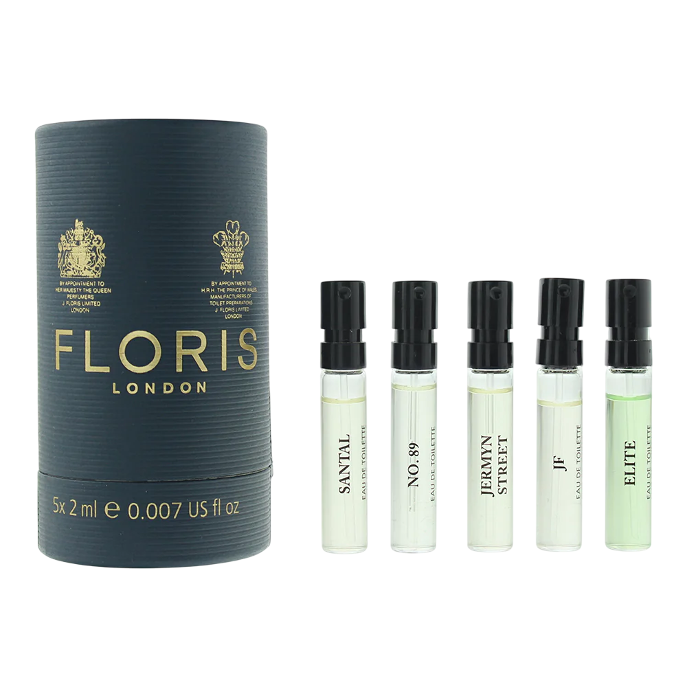 Discovery Collection Set Floris Of London: No. 89, Eau De Toilette, For Men, 2 ml *Vial + Santal, Eau De Toilette, For Men, 2 ml *Vial + Jermyn Street, Eau De Toilette, For Men, 2 ml *Vial + JF, Eau De Toilette, For Men, 2 ml *Vial + Elite, Eau De Toil... - Feel You