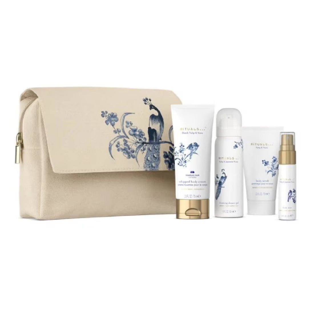 Set Rituals: Amsterdam Collection, Cleansing, Shower Mousse, 50 ml + Amsterdam Collection, Hydrating, Body Cream, 70 ml + Amsterdam Collection, Body Spray, Tulip & Japanese Yuzu, 20 ml + Amsterdam Collection, Exfoliating, Body Scrub, 70 g - Feel You