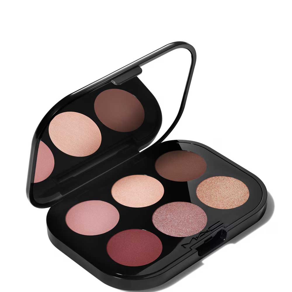 MAC, Connect In Colour, Eyeshadow Palette, Embedded in Burgundy, 6 Shades, 6.25 g