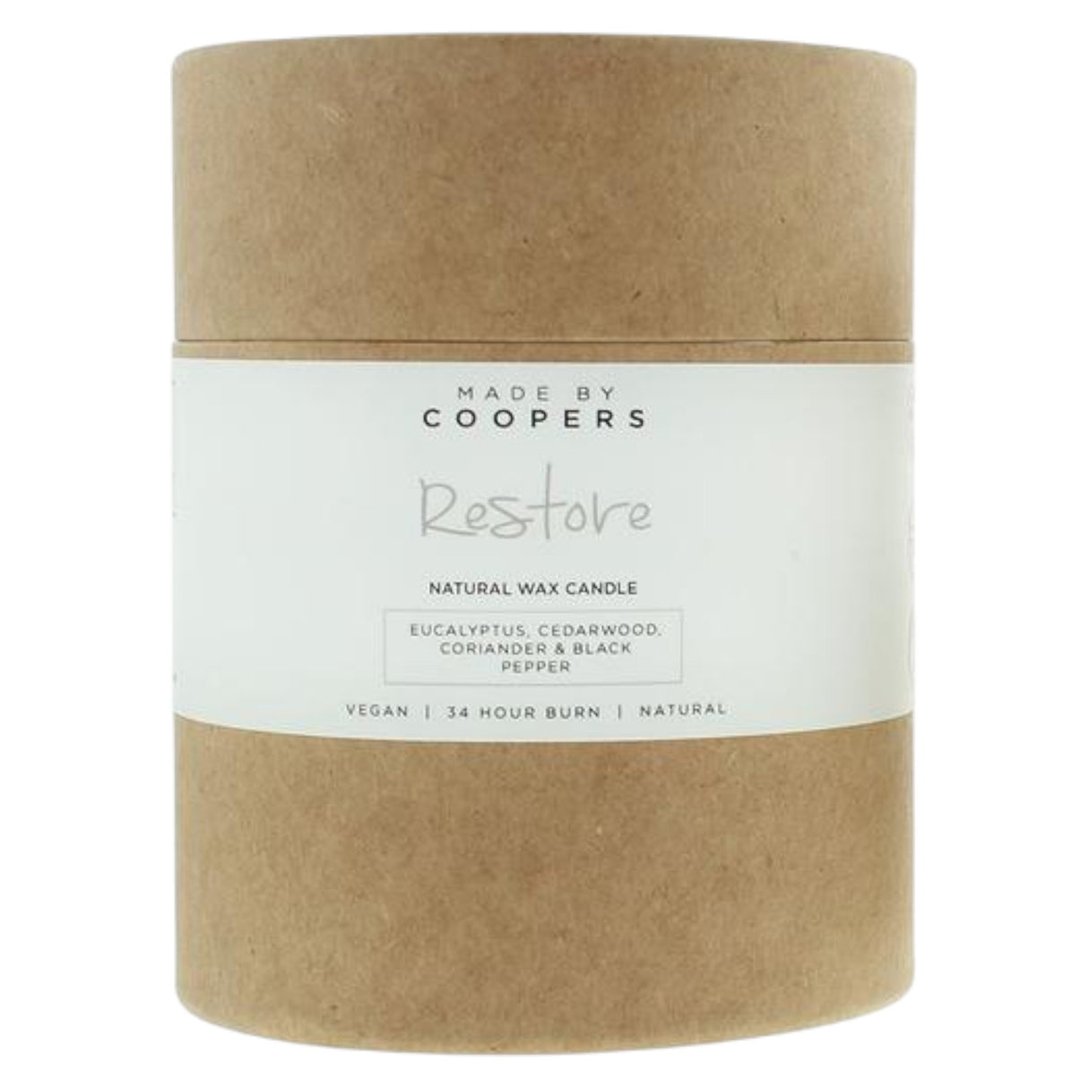 Made By Coopers, Restore, Eucalyptus, Scented Candle, 175 g - Feel You