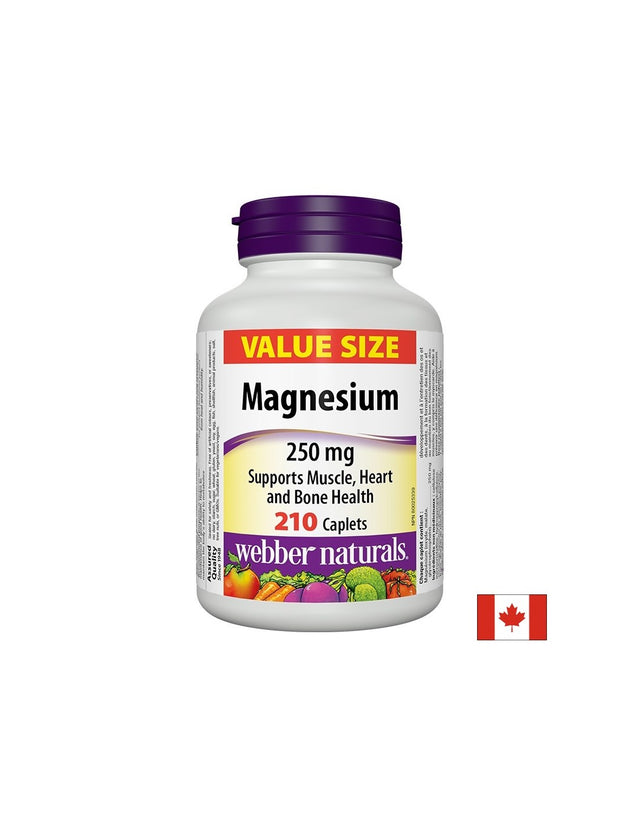 Magnesium - Магнезий (оксид, малат, глицерофосфат) 250 mg, 210 каплети - Feel You