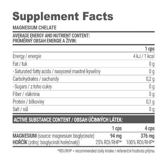 Magnesium Chelate - 120 капсули - Feel You