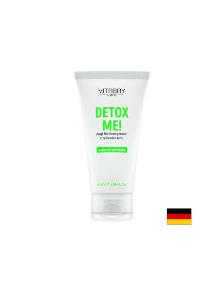 Маска за лице с активен въглен Detox Me, 50 ml - Feel You