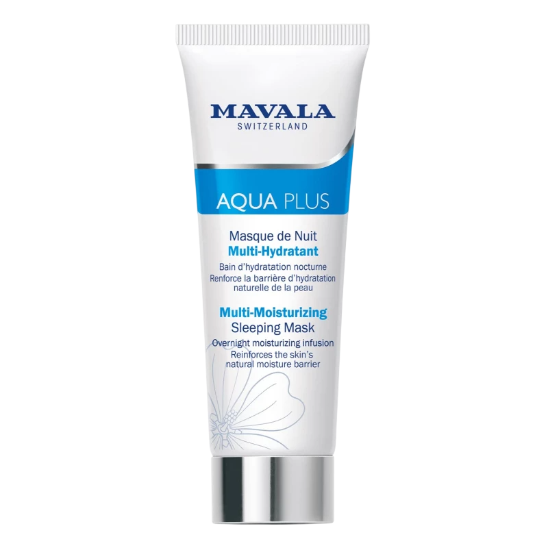 Mavala, Aqua Plus, Hydrating & Moisturising, Night Sleeping Mask, 75 ml