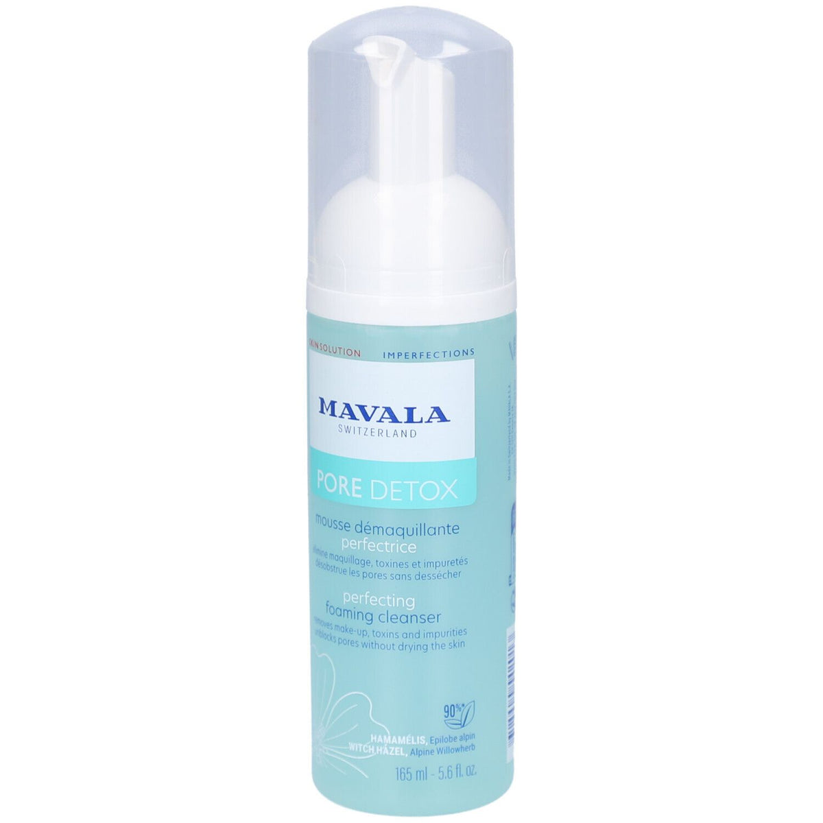 Mavala, Pore Detox, Cleansing, Purifying & Pore-Minimising, Cleansing Foam, 165 ml