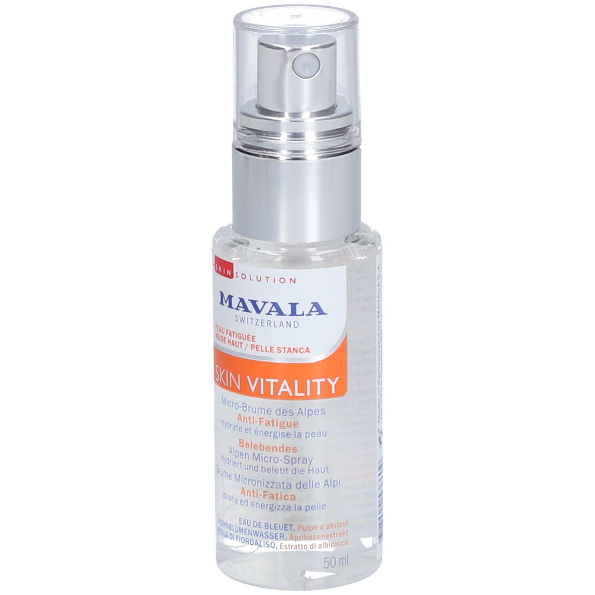 Mavala, Vitality, Vitalizing, Mist Spray, For Face, 50 ml