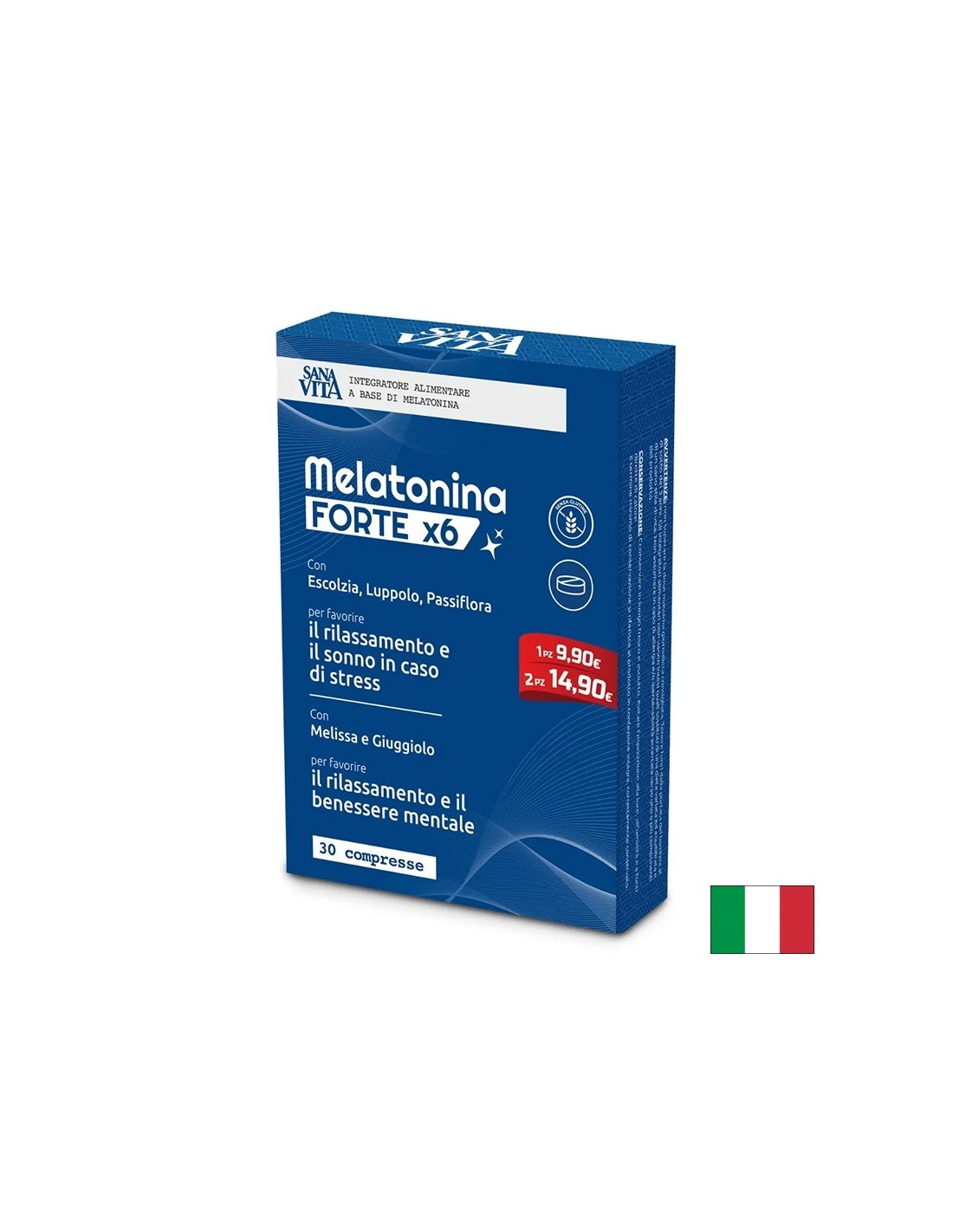 Мелатонин FORTE – За лесно заспиване и спокоен сън, 1 mg х 30 таблетки